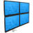 Mount-It! Quad Monitor Desk Mount, Full Motion Monitor Arms for 4 Computer Displays, Aluminum Mount