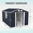 Secure Storage Sheds, 8x12 Ft Metal Steel Modern Backyard Garden Use