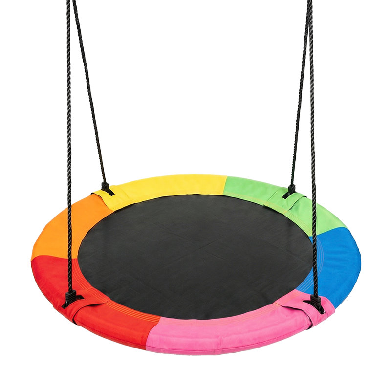 Balançoire pour soucoupe d'arbre d'extérieur 40 pouces Rainbow Rainbow