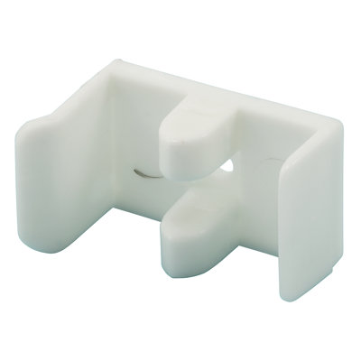 Tour de douche et guide de porte en plastique Prime-Line, Sterling (paquet de 1)