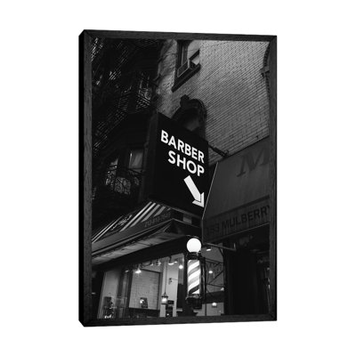 Manhattan Barber Shop by Bethany Young - Print on Canvas