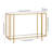 Ismir Glass Top Console Table-715275815