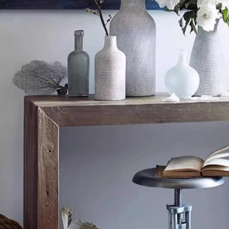 Modern simple solid wood porch table