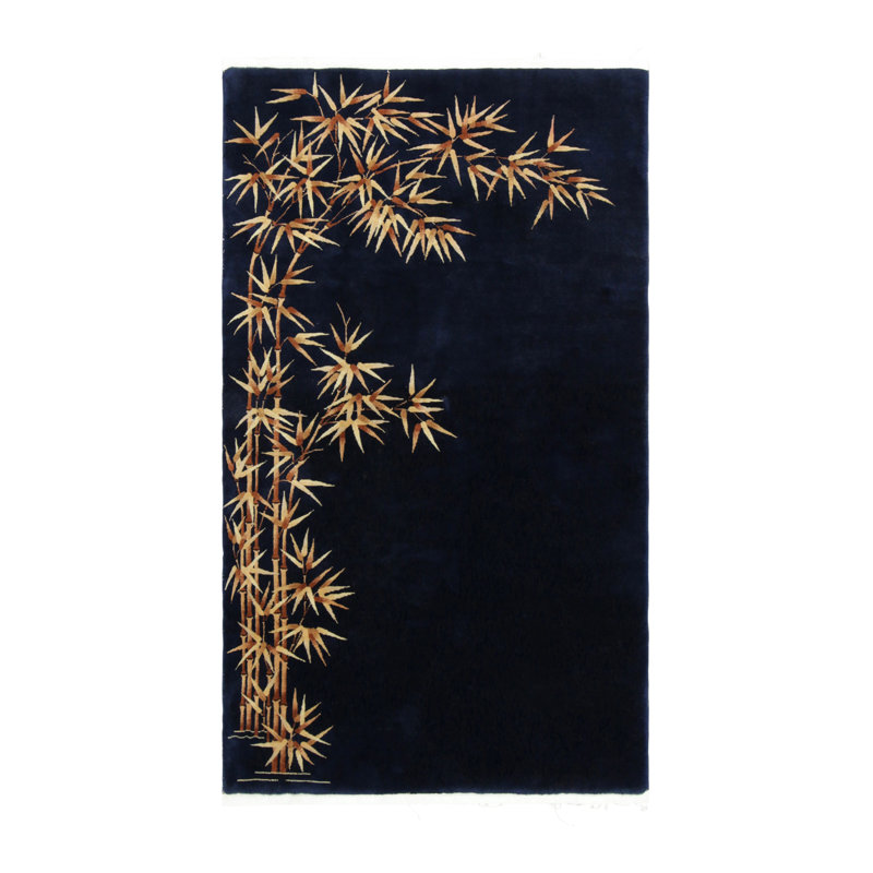 Art Deco One-of-a-Kind 4'0X7'0 Hand Knotted Area Rug