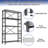 5-Wire Shelving Metal Storage Rack Adjustable Shelves,Standing Storage Shelf Units for Laundry Bathroom Kitchen Pantry Closet-820952751-825469731