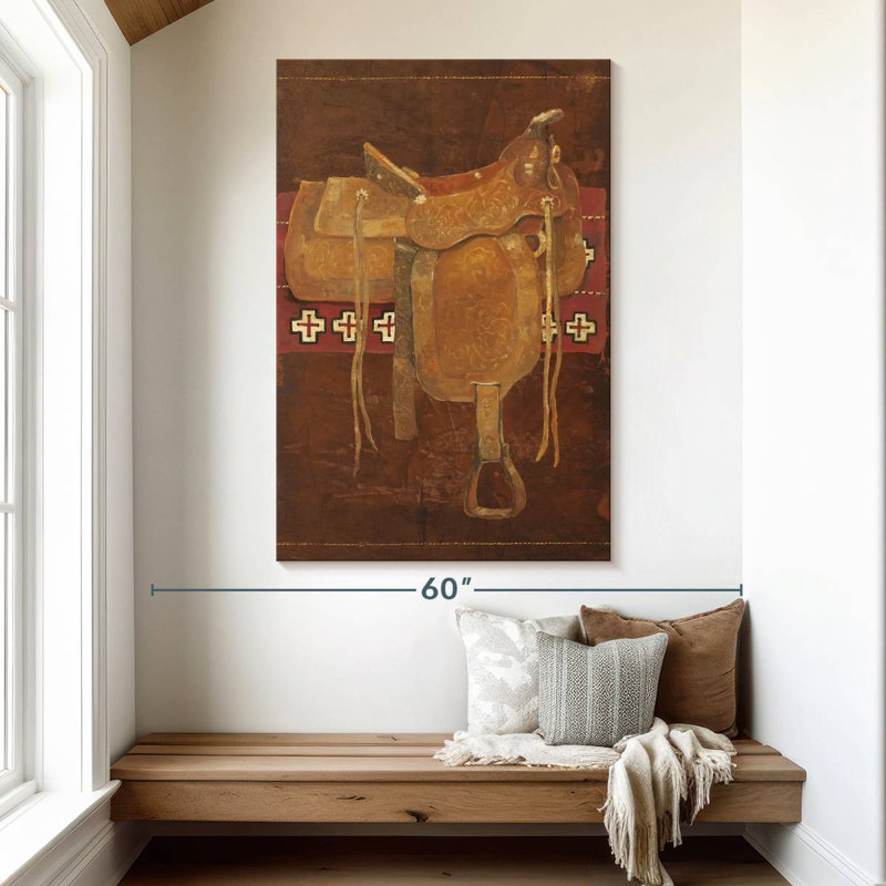 Western Saddle II, 51" H x 34" W