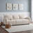 Three Seat Boucle Sofa with Pillows