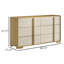 Commode 6 tiroirs Rolle Naturel