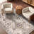Non-Slip Machine Washable Oriental Brown/Beige Area Rug-848401318