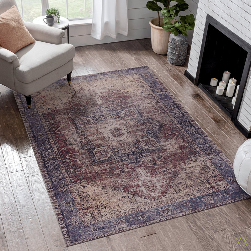 Collection 2X3 /Oriental Non-Shedding Living Room Bedroom Dining Home Office Stylish And Stain Resistant Area Rug