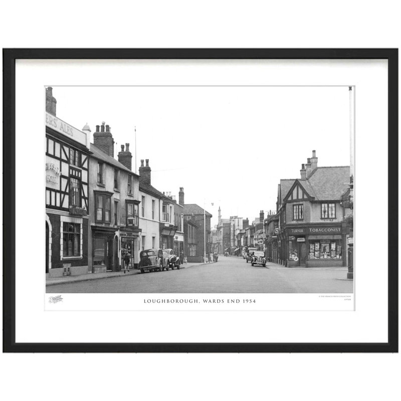 Loughborough, Wards End 1954 - Single Picture Frame Print, 63.3cm H x 83.5cm W x 2.3cm D
