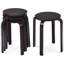 Ensemble de tabourets empilables 4 pièces Venner