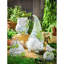 Statue de jardin gnome succulent Pei