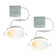 Canless Recessed Lighting 4" - TRIAC Dimmable LED Ceiling Light - 5 CCT Adjustable Color Temperature - 8W, 750 Lumen Energy Efficient LED Downlight