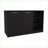 Ginger Kitchen Island, Three Open Shelves, Two Cabinets