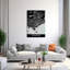 Modern Singapore City Map Abstract Contemporary Architecture City Wall Art Print 1 Piece Wrapped Canvas Wall Art-1741988055
