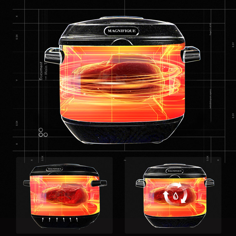 HOMECOOKIN Magnifique 6 Quart Multi Slow Cooker With Two Temperature Probe  + Precision Sous-vide & Reviews