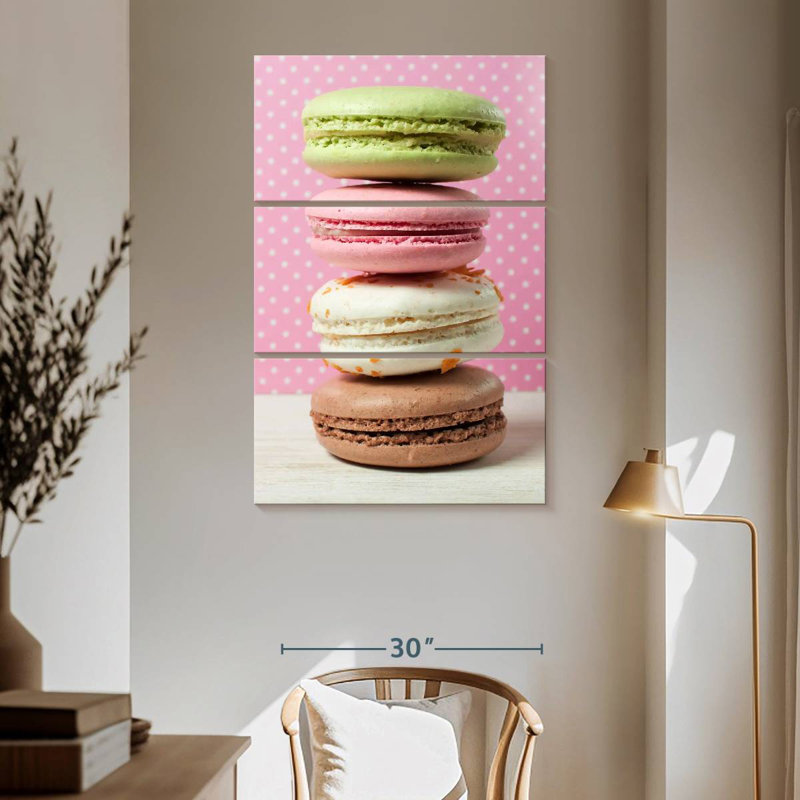 Yarlin Stacked Macarons, 65" H x 42" W