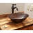 Rustic 17" Oval Copper Vessel Bathroom Sink