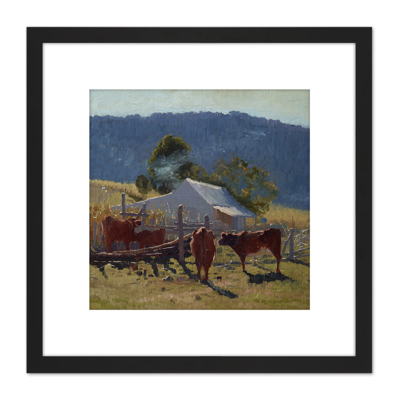 Milking Time Araluen Valley by Elioth Gruner - Single Picture Frame Painting
