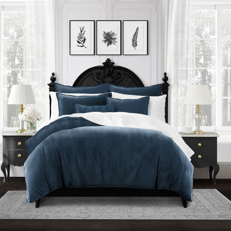Velia Marine Marine, Couvre-lit pour très grand lit + 2 taies décorat