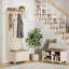 Particle Board Freestanding Valet Stand