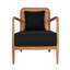 Chaise d'appoint large Radia 27 po