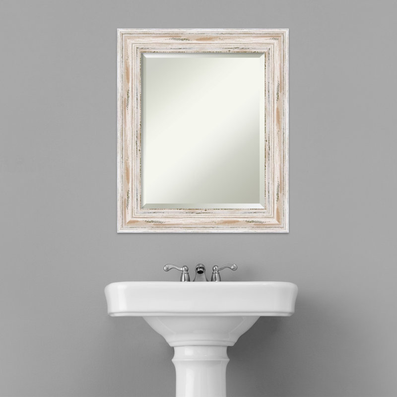 Tico Flat Mirror, 25.13" H x 21.13" W, White