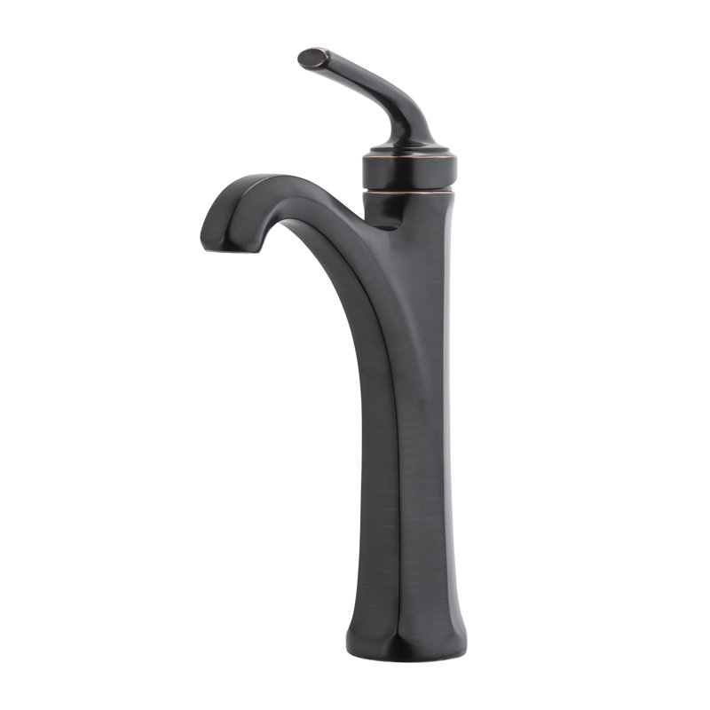 Pfister Arterra Single Control Vessel Polished Chrome Bathroom Faucet, Tuscan Bronze