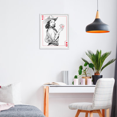«Cowgirl Queen of Hearts», estampe numérique, conception de Ziwei Li