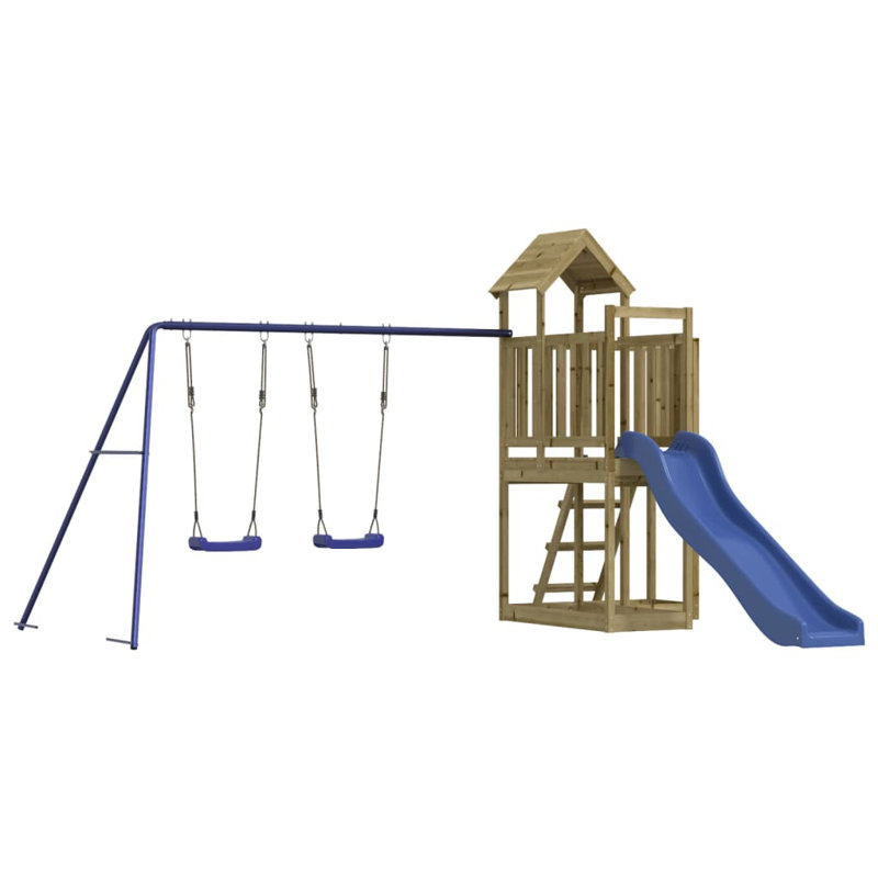 Gaudet Freeport Park Swing Set Swing(s), Green