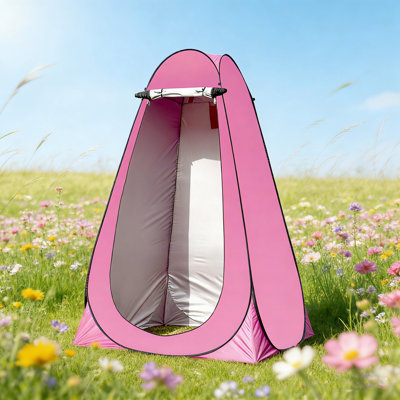 Privacy Shower Tent, Pop up Portable Camping Tent, Outdoor Toilet Changing Dressing Room, Instant Privacy Shelter for Picnic Waterproof Bathroom, Suitable for Camping