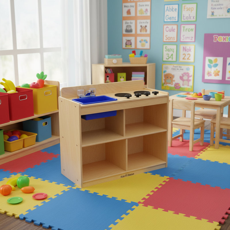 Preschool with Kitchen Accessories