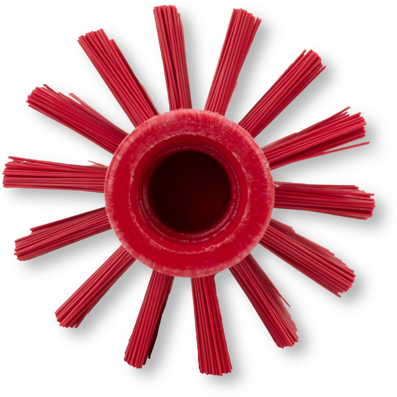 Cleaning Brushes, Red, 5.90" H x 5.90" L x 3" W