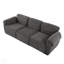 Canapé modulaire en chenille de 93 pouces avec structure en fer robuste pour le confort du salon et de la chambre à coucher