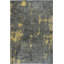 Rapture Gray/Yellow Abstract Luxury Area Rug-68901241