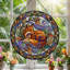 Panneau de vitrail d'automne Fox, H 12 po-1777849535