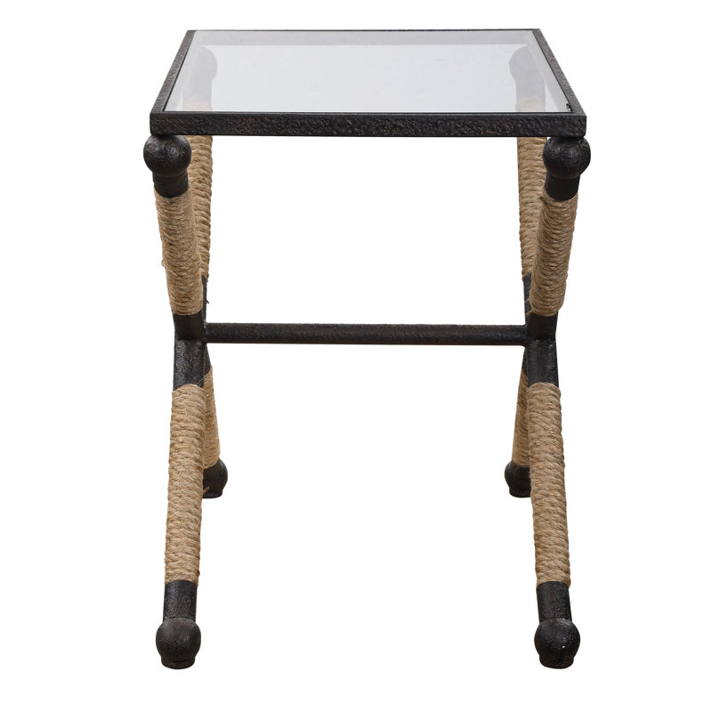 Baugher Glass End Table