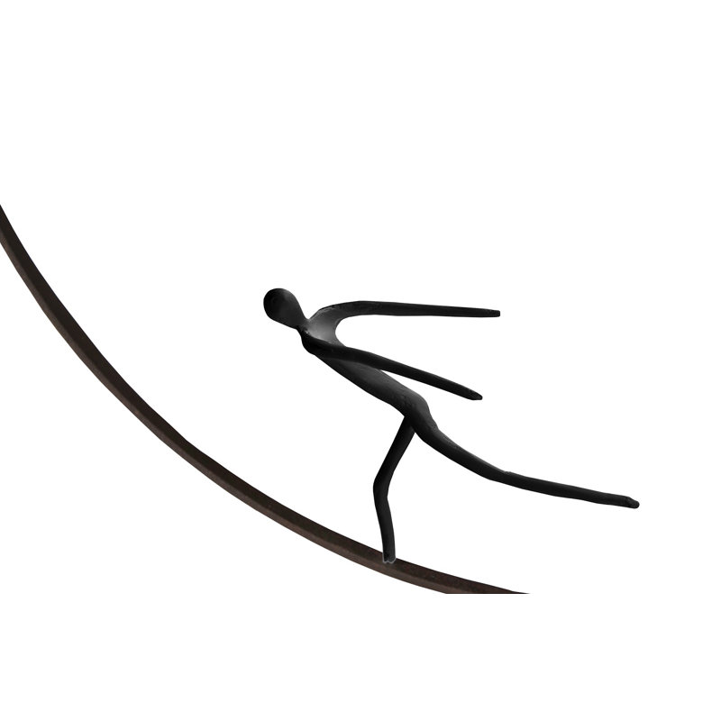 Olympic Figure in Iron Ring Style E Wall Décor