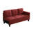 Velvet L-Shaped Sectional Left Hand Facing-97429999