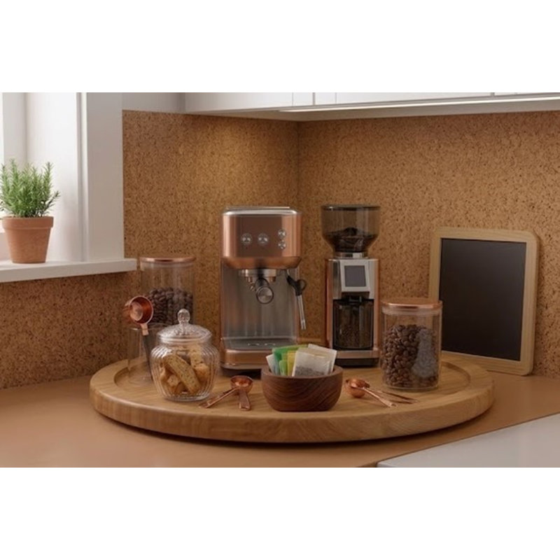 Garde-manger rotatif en bambou, H 1,25 po x l 20 po x P 20 po