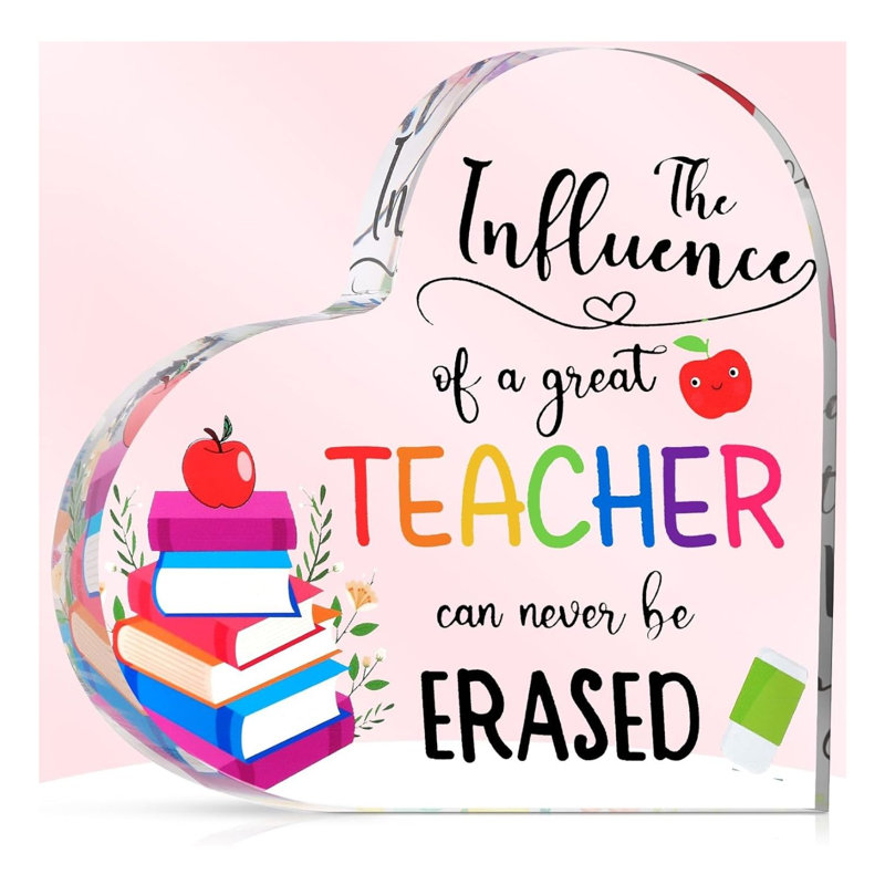 Great Teacher Influence Acrylic Paperweight