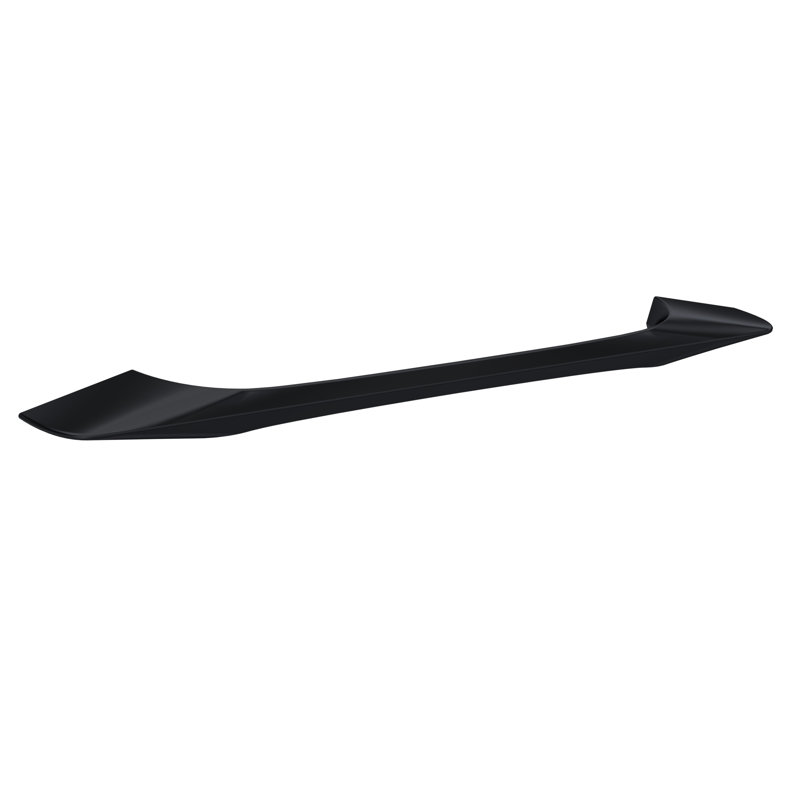 D Shaped 22 3/8cm Centre Bar Handle, Matt Black