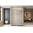 Frameless Single Sliding Shower Door  56-60 "W X 76" H, 1/4 "(6 Mm) Clear Tempered Glass, Explosion Proof Film, Stainless Steel Handle Square Tube Track  Brushed Nickel-122371882