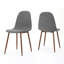 Chaises de salle à manger rembourrées Mid-Century