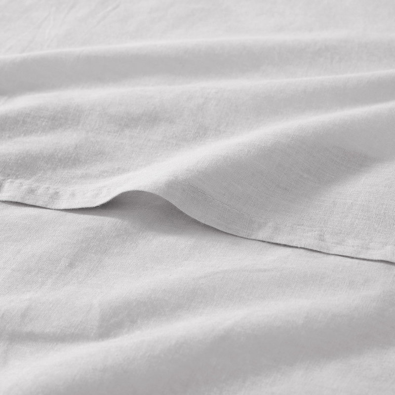 Gray Twin Cotton Diamond Quilted Quilt Set
