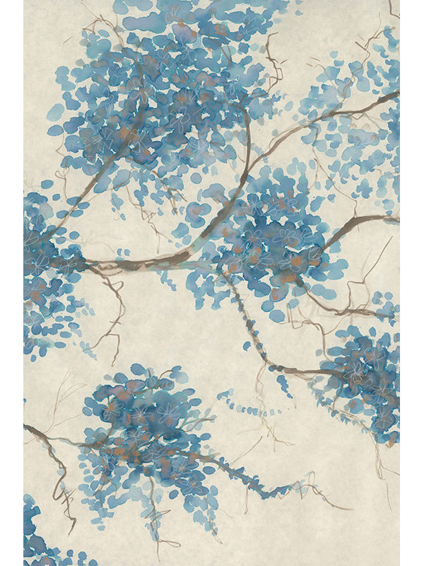 Flourishing Spring VIII Painting by Danielle Davis, 36'' H x 24'' W x 1.5'' D, Glass Coat