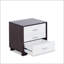 Table d'appoint blanche et noire