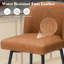 26.8" Faux Leather Swivel Counter Stool-106647194