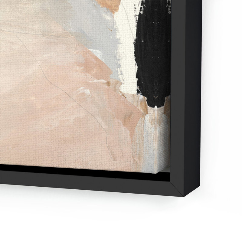 Desert No. 2 Painting by Melanie Biehle, Black Maple Canvas Floater Framed, 32" H x 32" W